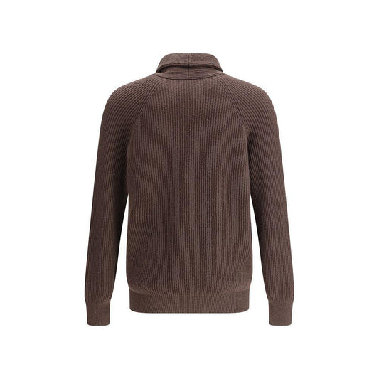Brunello Cucinelli Ribbed Cardigan BR-MNI708606C2559-IT48 | M