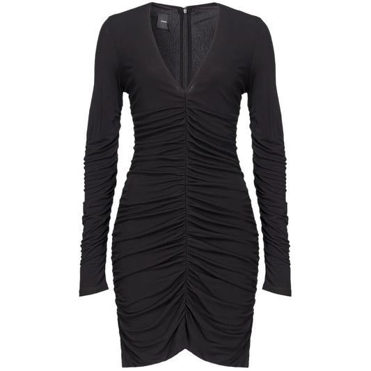 PINKO Black Nylon Dress PI-15744-XS