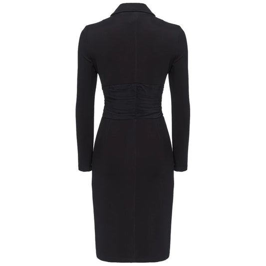 PINKO Black Viscose Dress PI-15745-IT38|XS