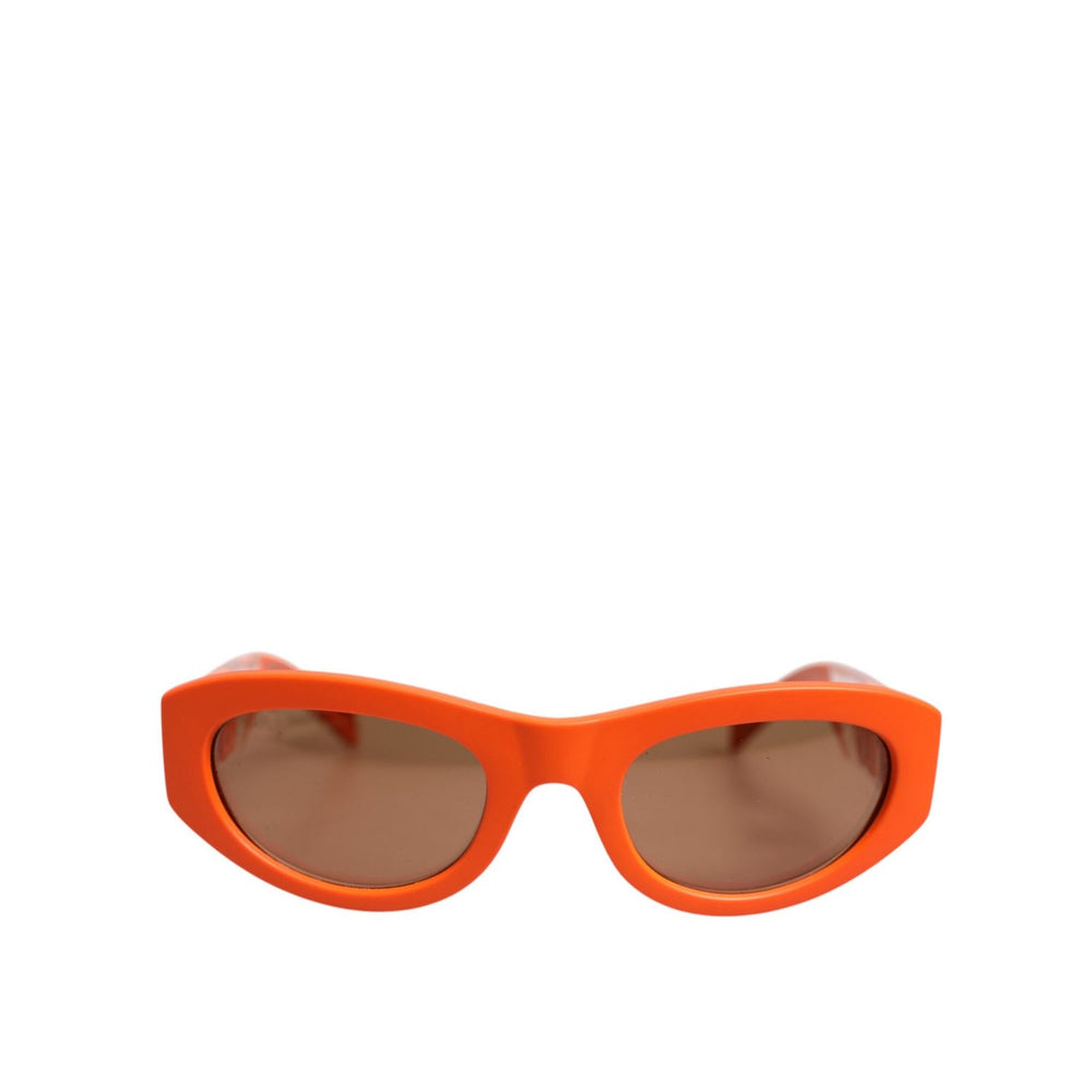Dolce & Gabbana Orange Reborn To Live Oval Frame Logo Eyewear Sunglasses GLA1361