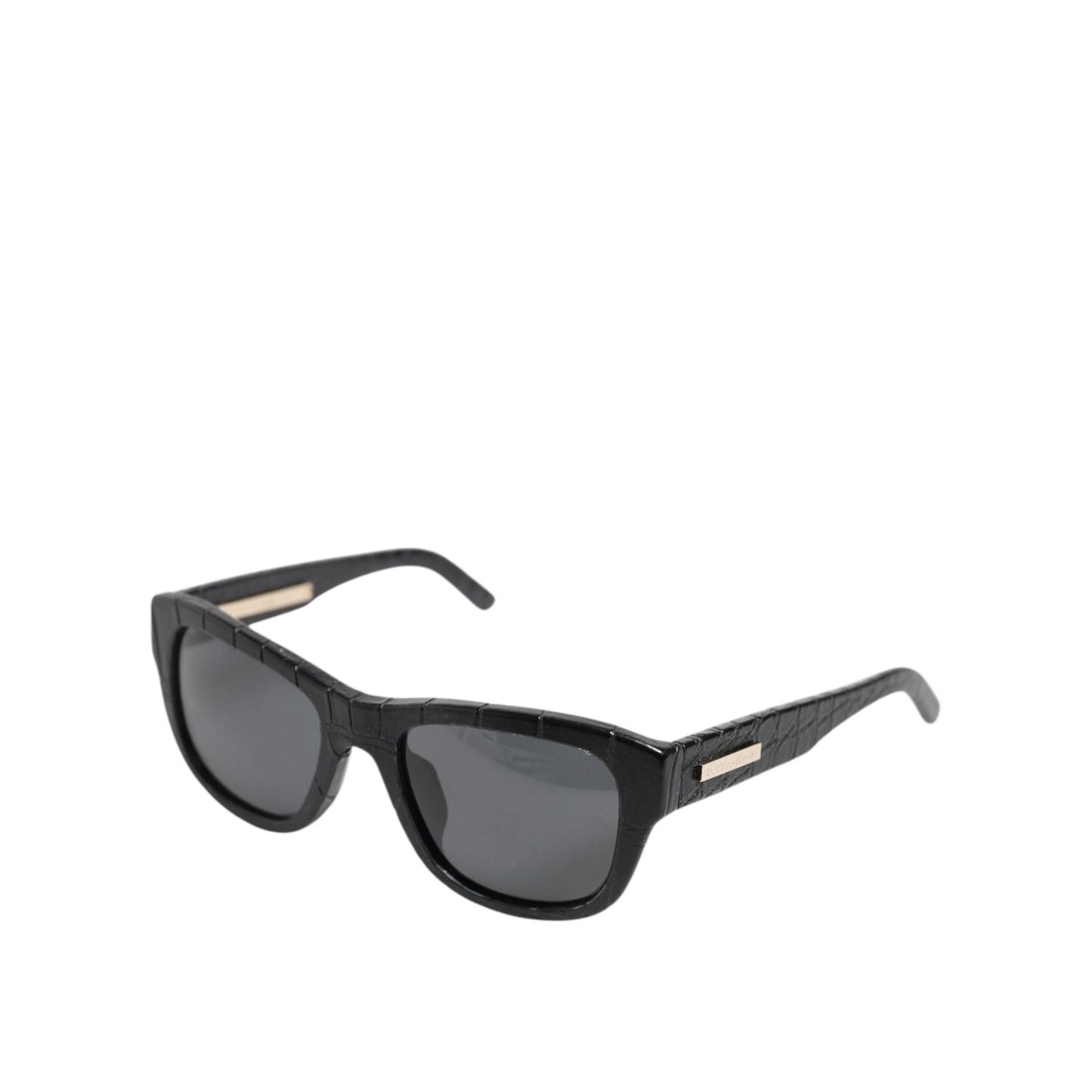 Dolce & Gabbana Black Leather Frame DG4177 Tinted Lens Sunglasses GLA1363