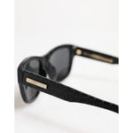 Dolce & Gabbana Black Leather Frame DG4177 Tinted Lens Sunglasses GLA1363