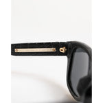 Dolce & Gabbana Black Leather Frame DG4177 Tinted Lens Sunglasses GLA1363