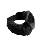 Dolce & Gabbana Black Bi0759 Lace Mirrored Ski Goggles Mask Sunglasses GLA1364