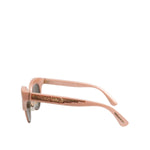 Dolce & Gabbana Pink Gold Mirrored Cat Eye DG6109 Sequined Sunglasses GLA1370