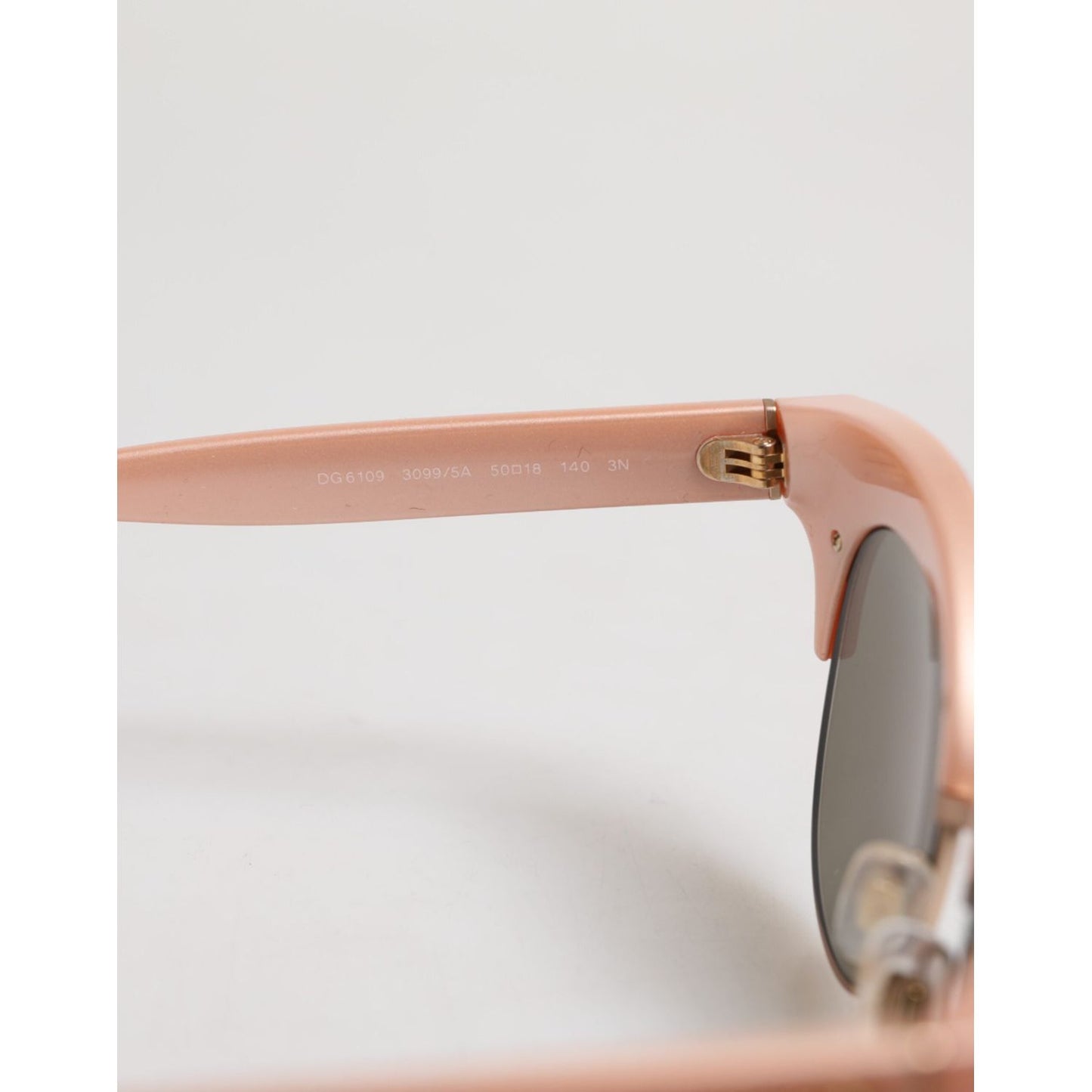 Dolce & Gabbana Pink Gold Mirrored Cat Eye DG6109 Sequined Sunglasses GLA1370