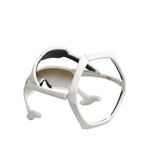 Dolce & Gabbana White Acetate Next Generation Mask Eyewear Sunglasses GLA1377