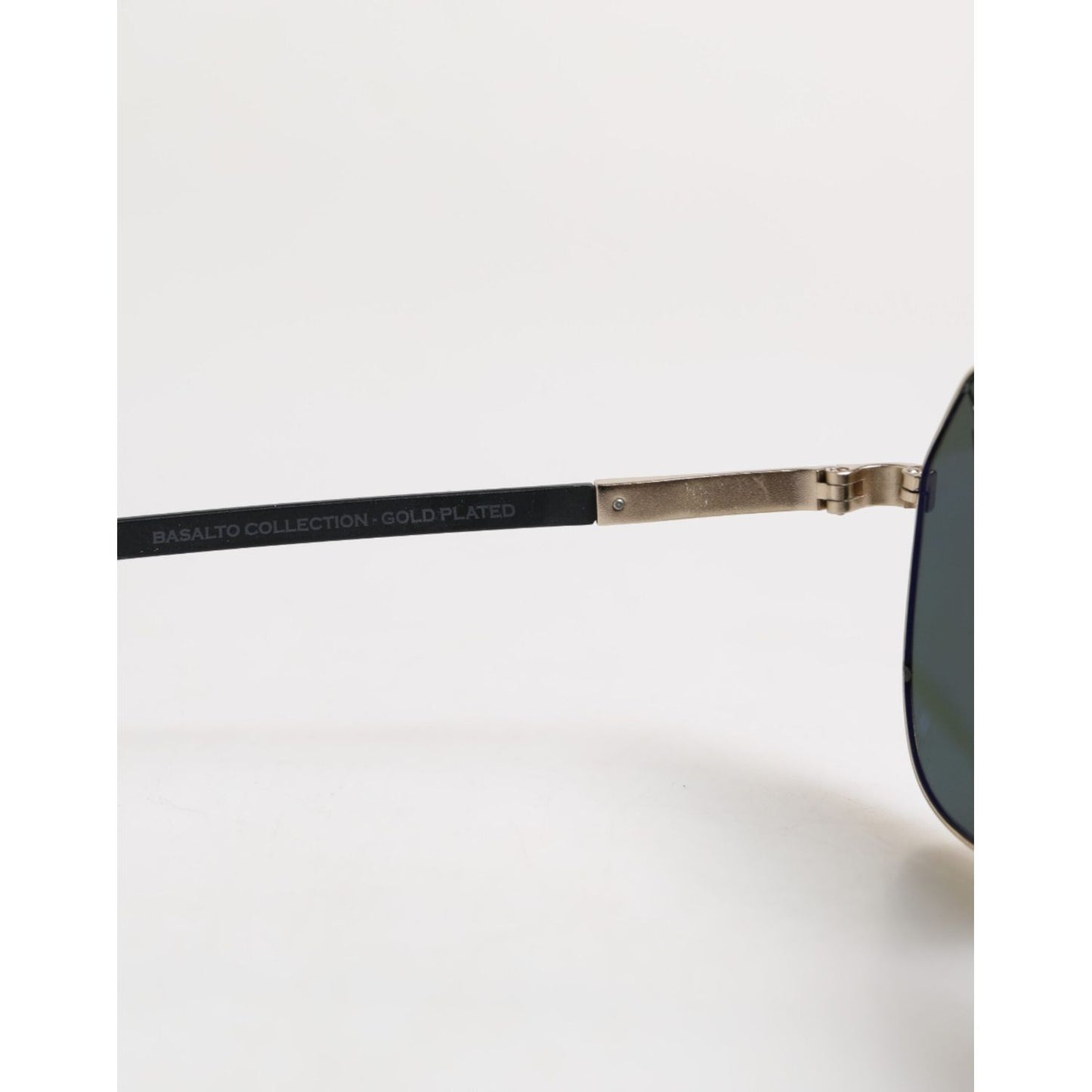 Dolce & Gabbana Black 18K Gold Plated Polarized Steel DG2133K Sunglasses GLA1382