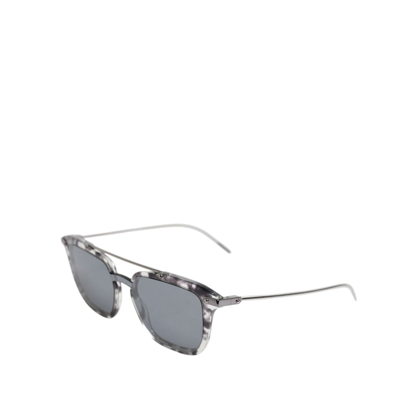 Dolce & Gabbana Gray Havana Acetate Square DG4327 Eyewear Sunglasses GLA1385
