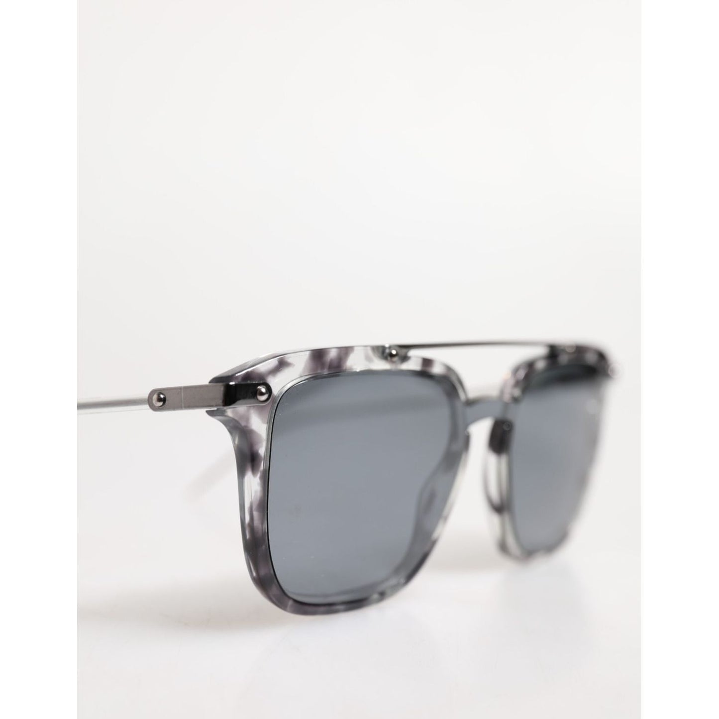 Dolce & Gabbana Gray Havana Acetate Square DG4327 Eyewear Sunglasses GLA1385
