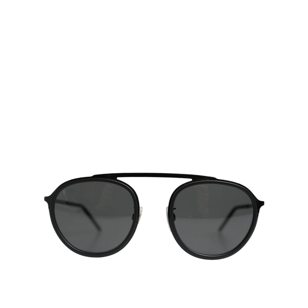 Dolce & Gabbana Black Metal Frame Round DG2276 Eyewear Shades Sunglasses GLA1387