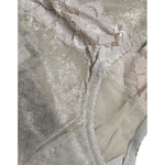 Dolce & Gabbana Gray Cotton Floral Lace High Waist Panty Underwear BIK1302-2