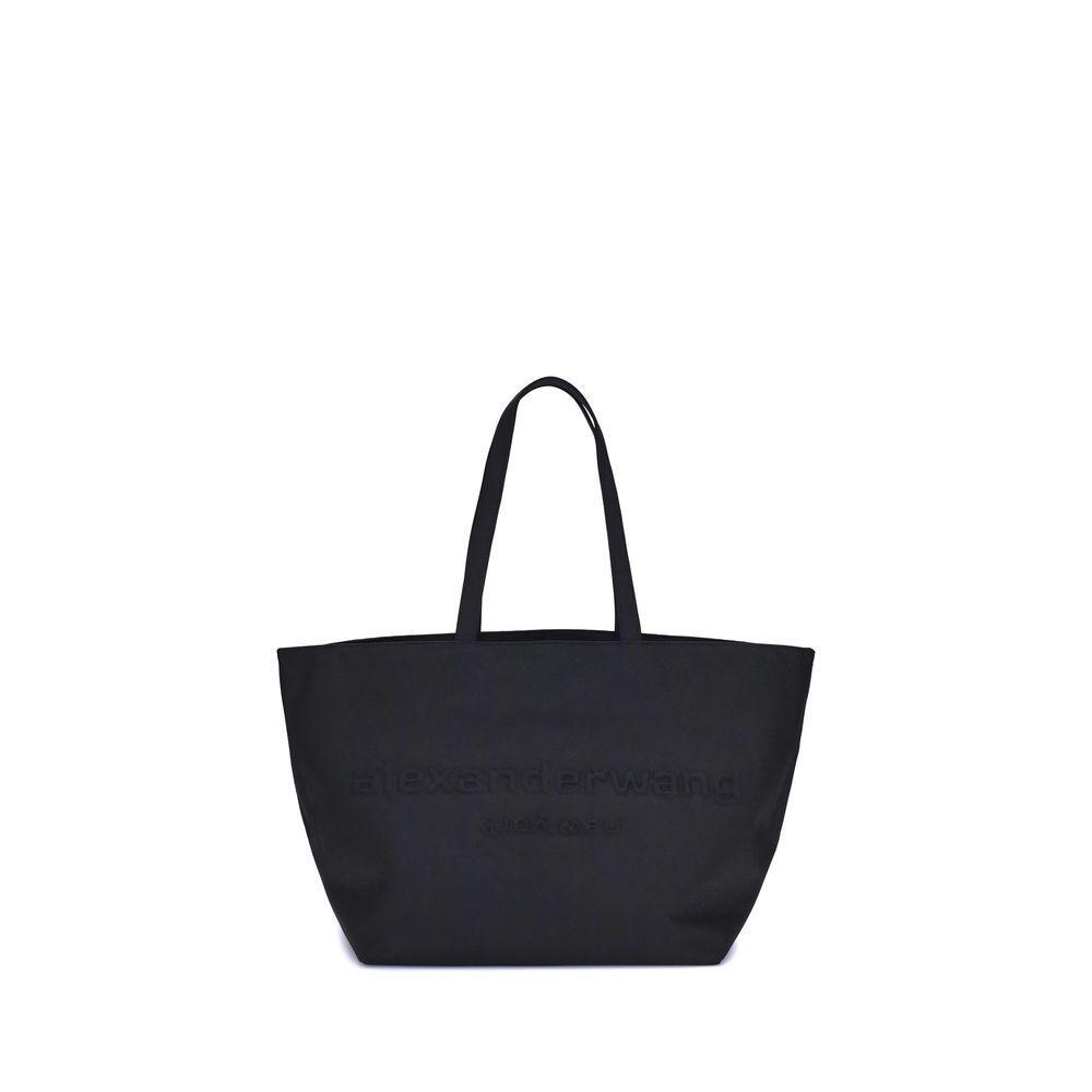 Front view with bag zipped and handles upright.