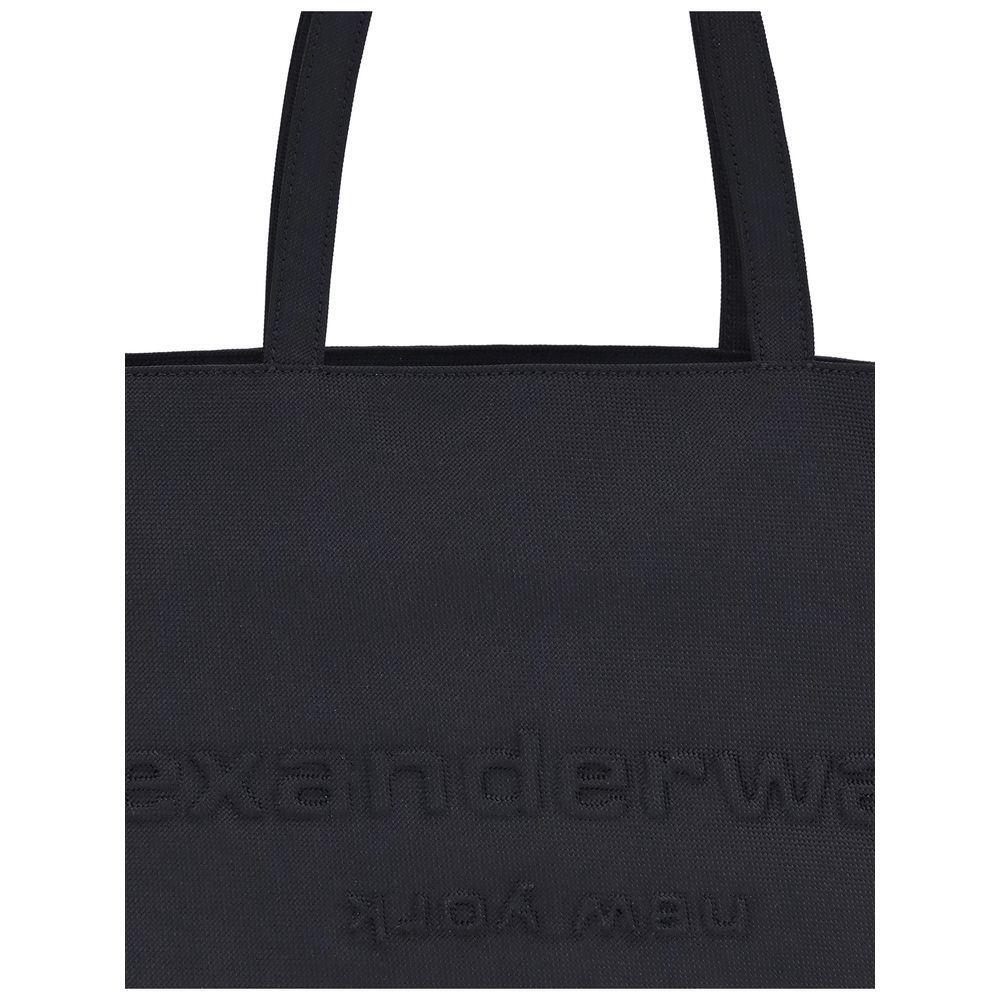 Front view with bag zipped and handles upright.