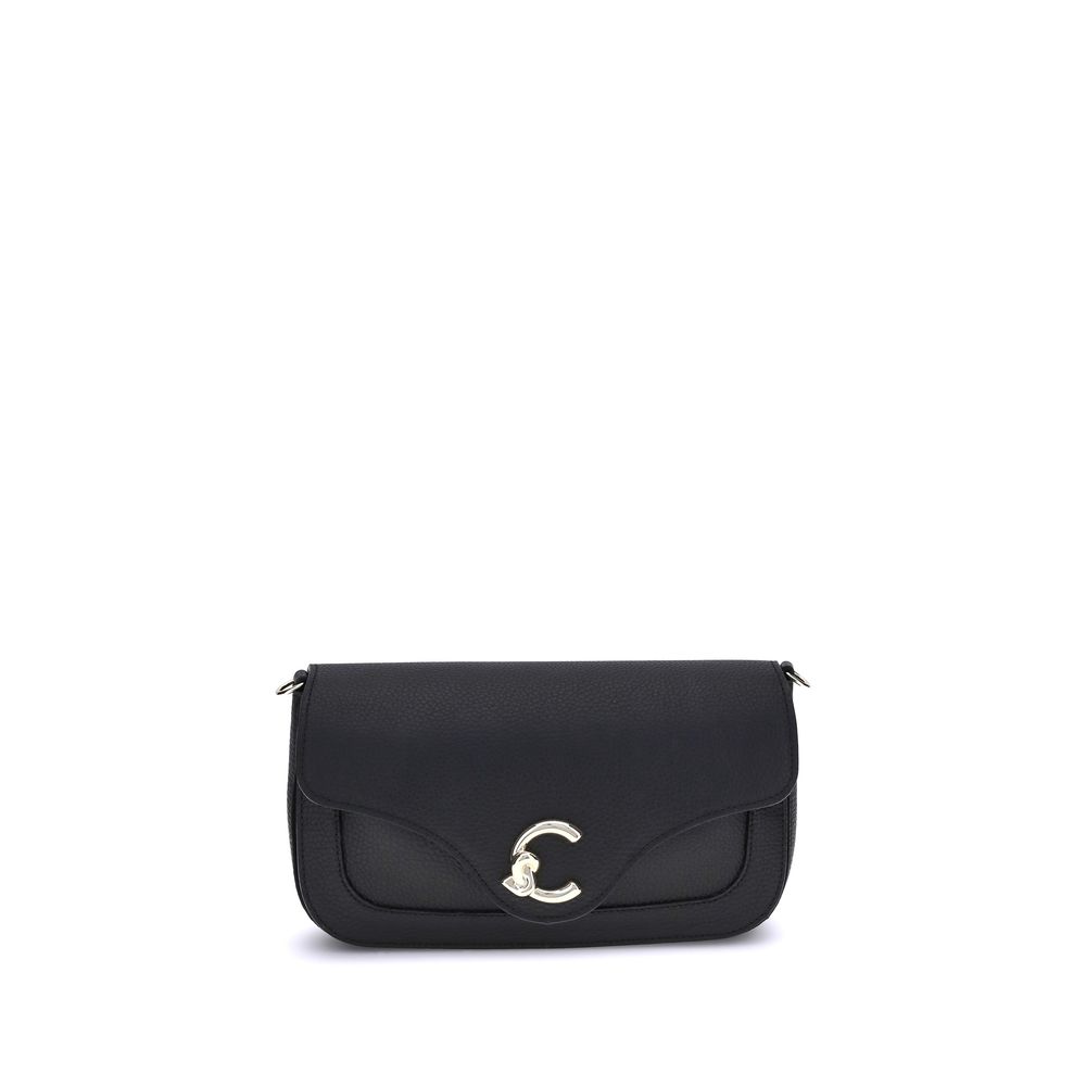 Coccinelle Black Calf Leather Bos Taurus Shoulder Bag