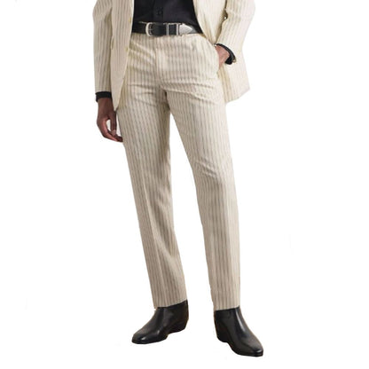 Celine White Wool Flared Pants
