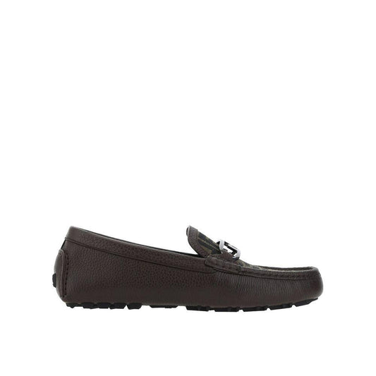 Fendi Leather Monogram Loafers FE-8735472812244-EU40/US7