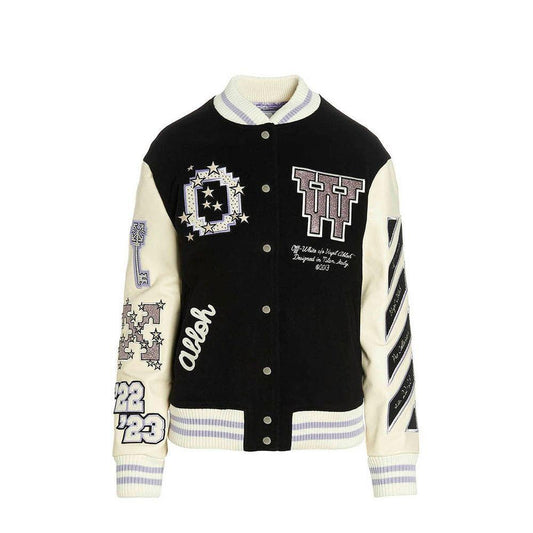 Off-White Wool Bomber Jacket OF-8736643580116-42