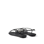 Prada Leather Flat Sandals PR-8805204852948-EU35/US5