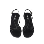 Prada Leather Flat Sandals PR-8805204852948-EU35/US5