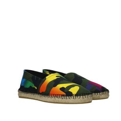 Valentino Garavani Green Canvas Espadrilles