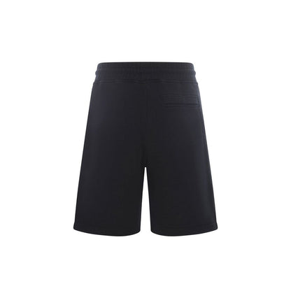 Marcelo Burlon Black Cotton Shorts