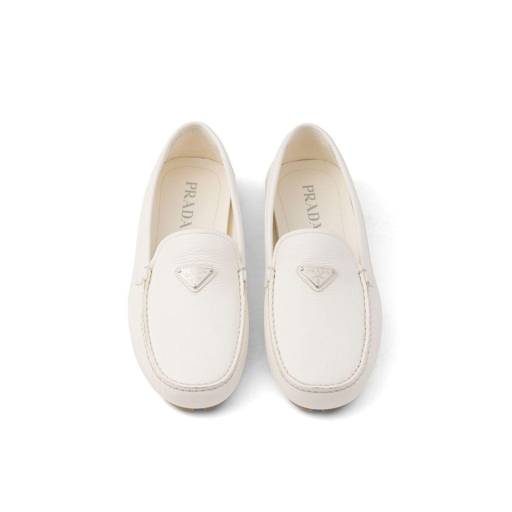 Prada Logo Leather Loafers PR-8735545524436-EU43/US10