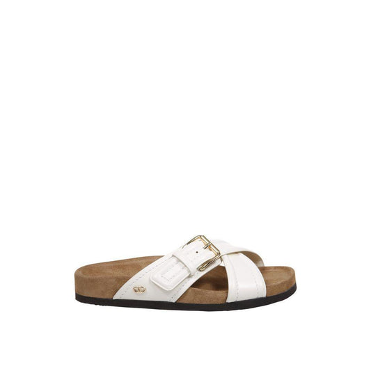 Valentino Garavani Leather Flat Sandals VA-8735605719252-EU35/US5