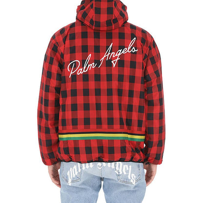 Palm Angels Red Polyester Shell Jacket