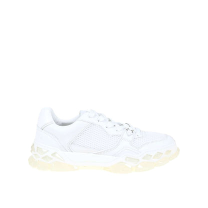Jimmy Choo White Calfskin Chunky Sneakers