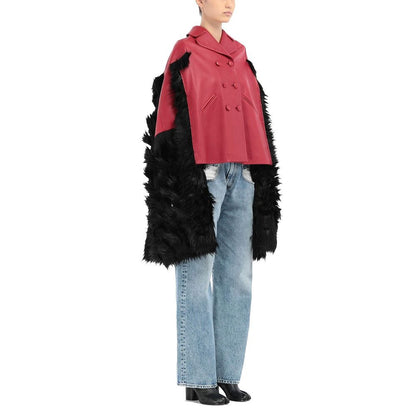 Maison Margiela Red Leather Cloacks