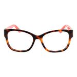 Guess Brown Women Glasses Frame, acetate full-rim square style, demo lenses, branded case included