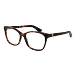 Guess Brown Women Glasses Frame in acetate, full-rim rectangle style, 53-15-140 with spring hinge, includes branded case.