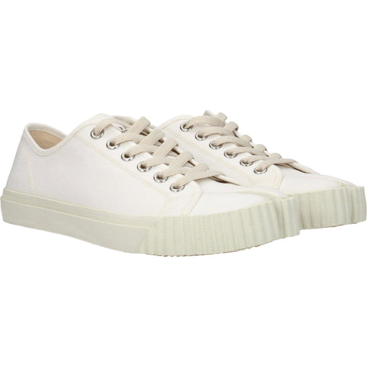 Maison Margiela White Fabric Low Tops MA-8547221995785-EU40/US7