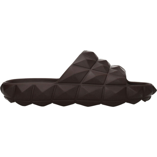 Valentino Garavani Brown Cotton Slippers Sandals VA-8547244179721-EU40/US7