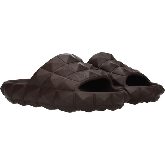 Valentino Garavani Brown Cotton Slippers Sandals VA-8547244179721-EU40/US7