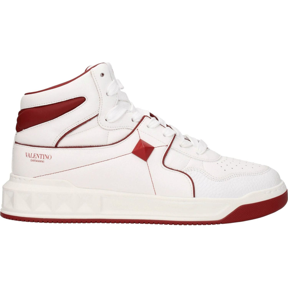 Valentino Garavani White Leather High Tops VA-8547274162441-EU40/US7