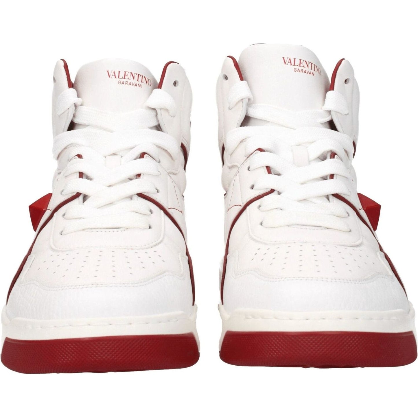 Valentino Garavani White Leather High Tops VA-8547274162441-EU40/US7