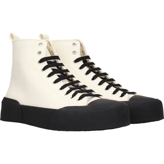 Jil Sander Beige Fabric High Tops JI-8547288449289-EU41/US8