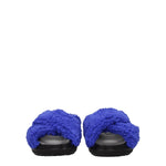Marni Purple Fabric Slippers Sandals MA-8547346120969-EU36/US6