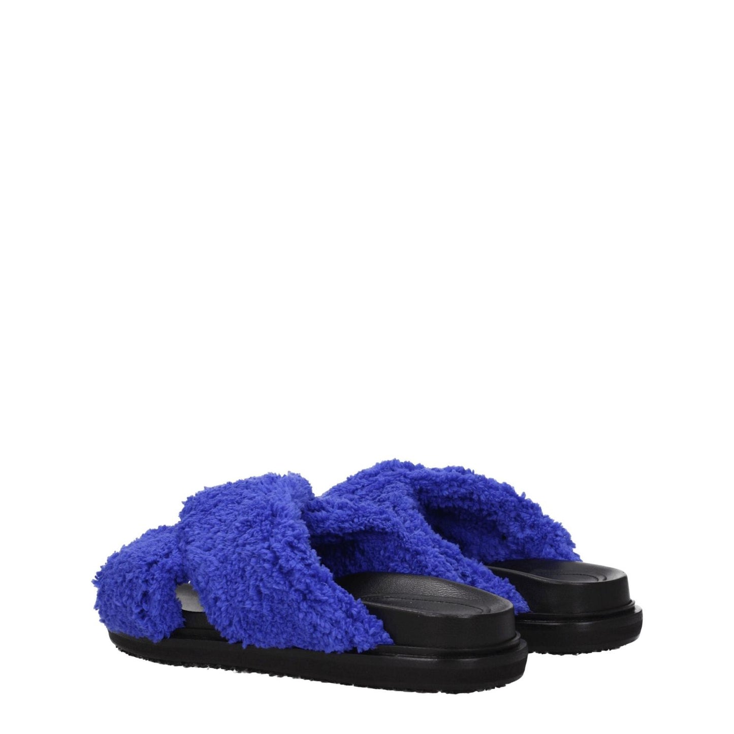 Marni Purple Fabric Slippers Sandals MA-8547346120969-EU36/US6
