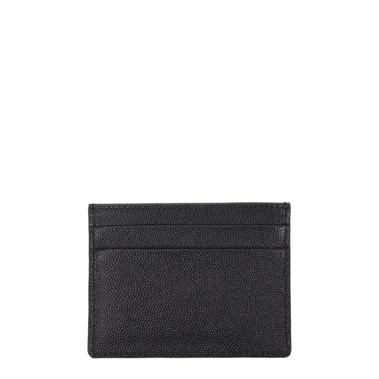 Palm Angels Black Leather Cardholders PA8547349790985BT