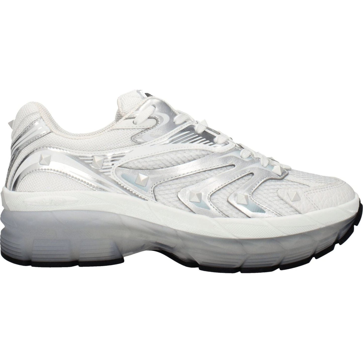 Valentino Garavani White Fabric Athletic Sneakers VA-8547391930633-EU39/US6