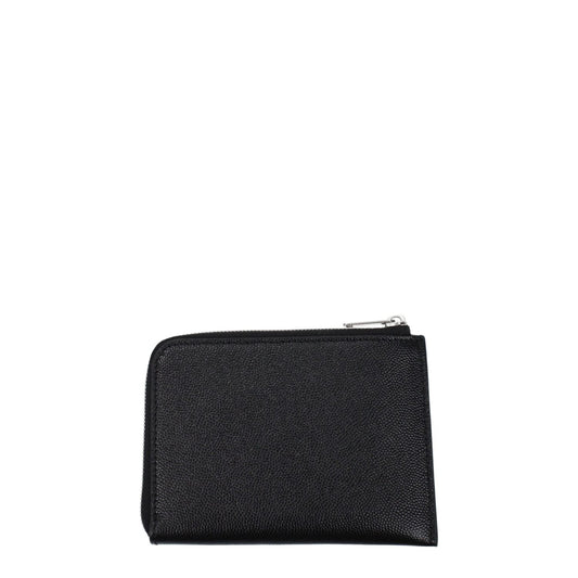 Palm Angels Black Leather Cardholders PA8547394814217BT