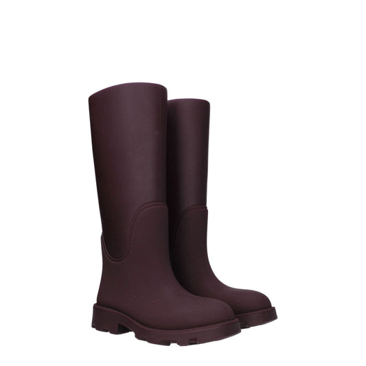 Burberry Red Cotton Rain Boots BU-8547414343945-EU37/US7