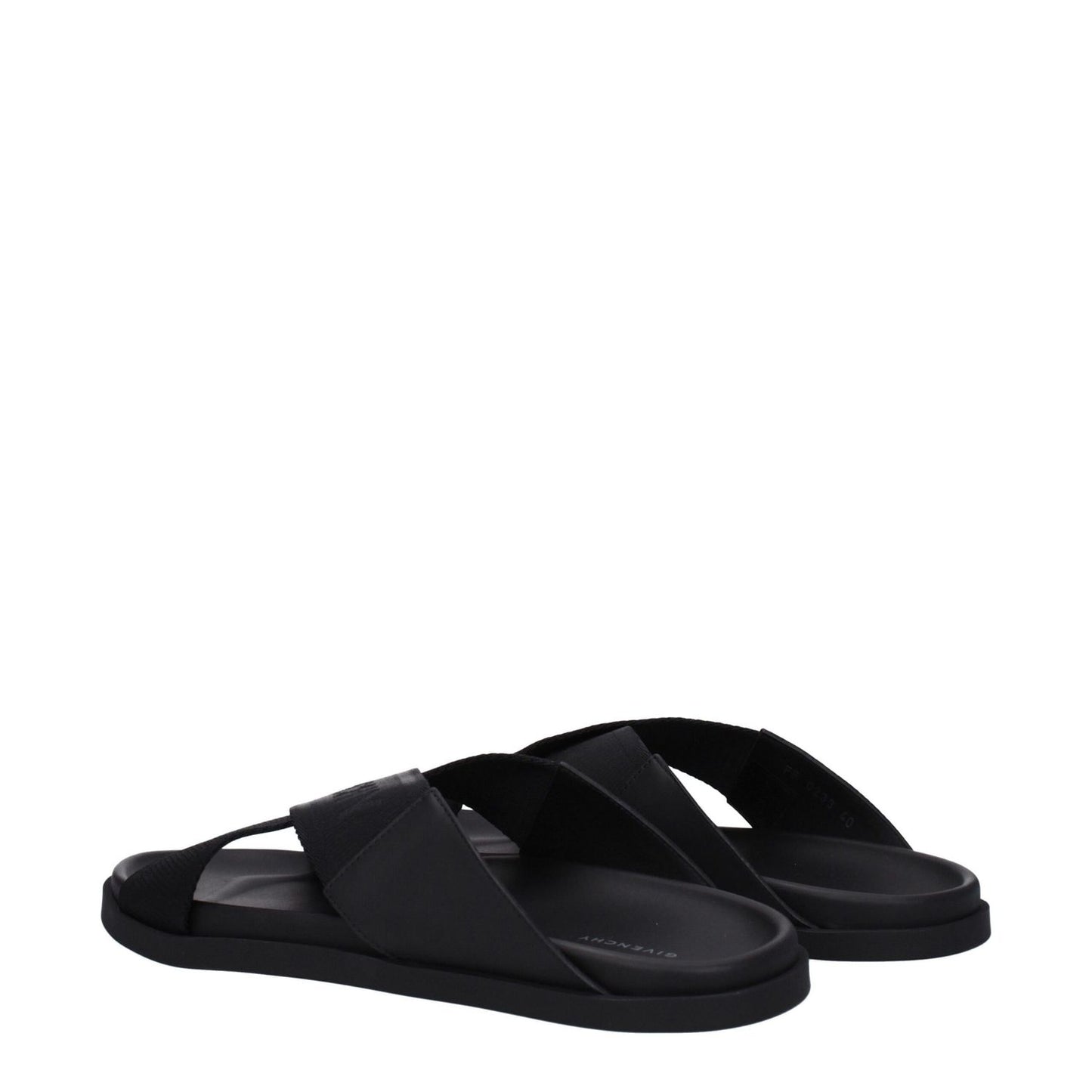 Givenchy Black Fabric Slippers