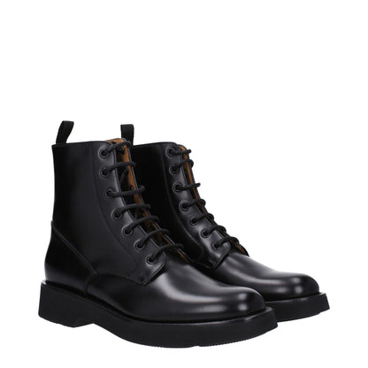 Church's Black Leather Ankle Boots