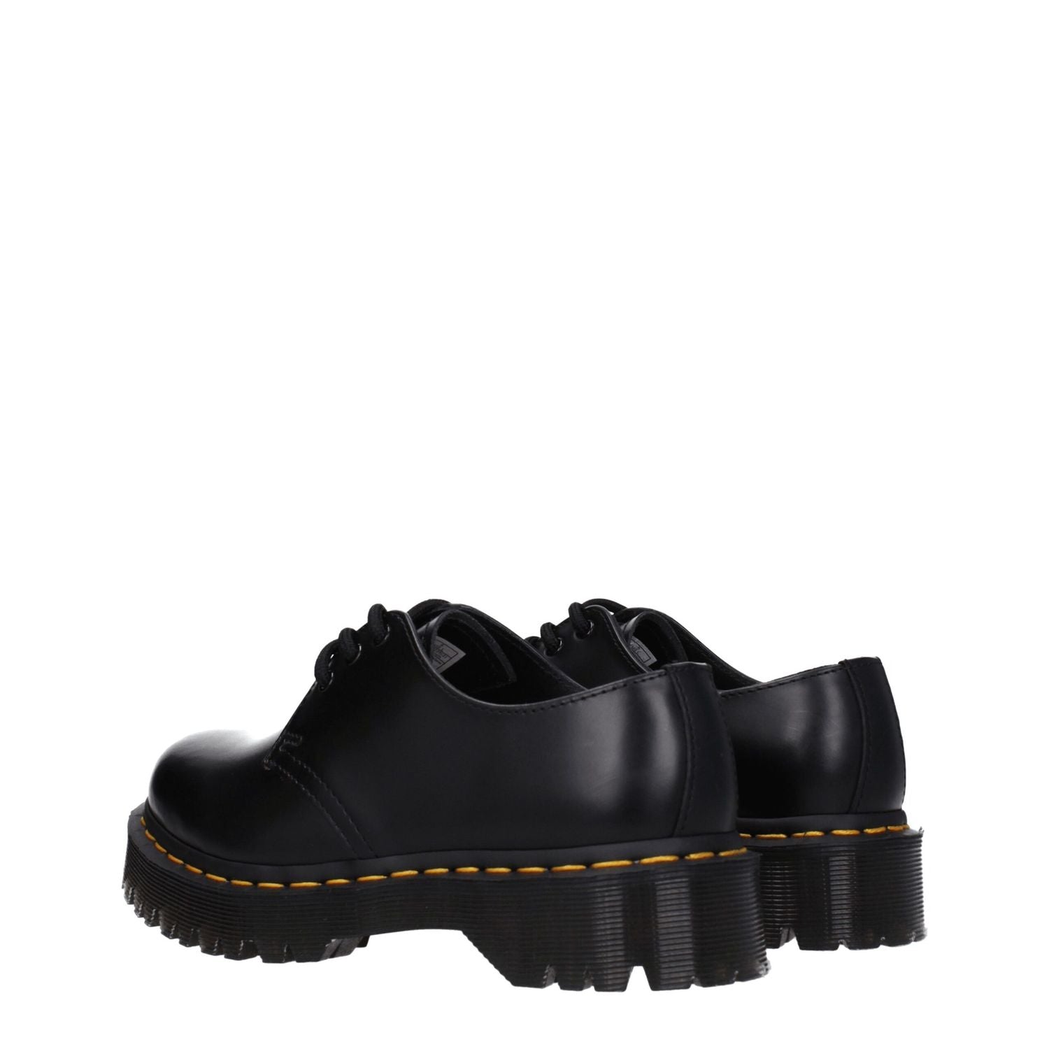 Dr. Martens Black Leather Oxfords And Derbies