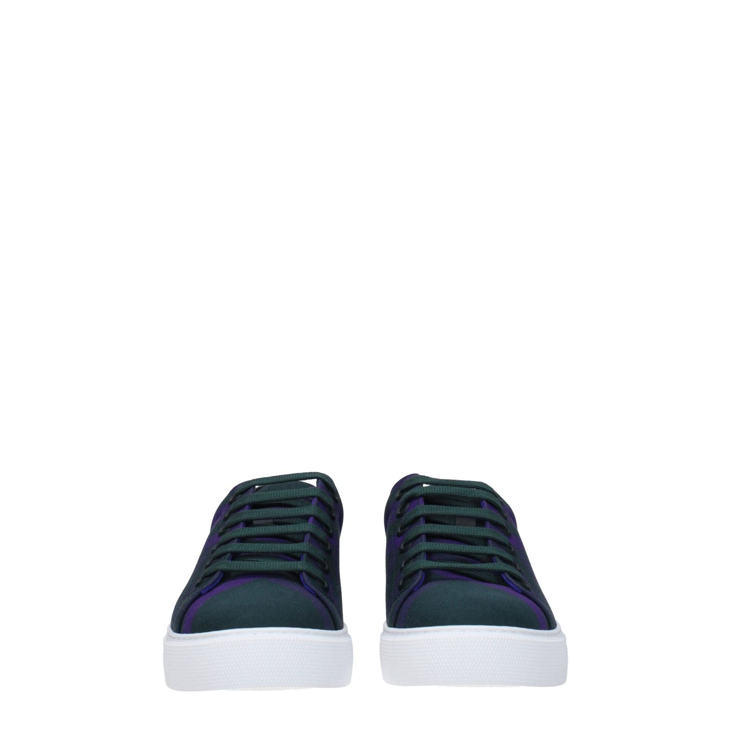 Burberry Green Fabric Sneakers