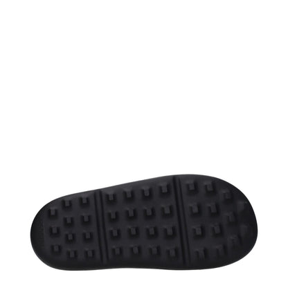 Ambush Black Cotton Slippers